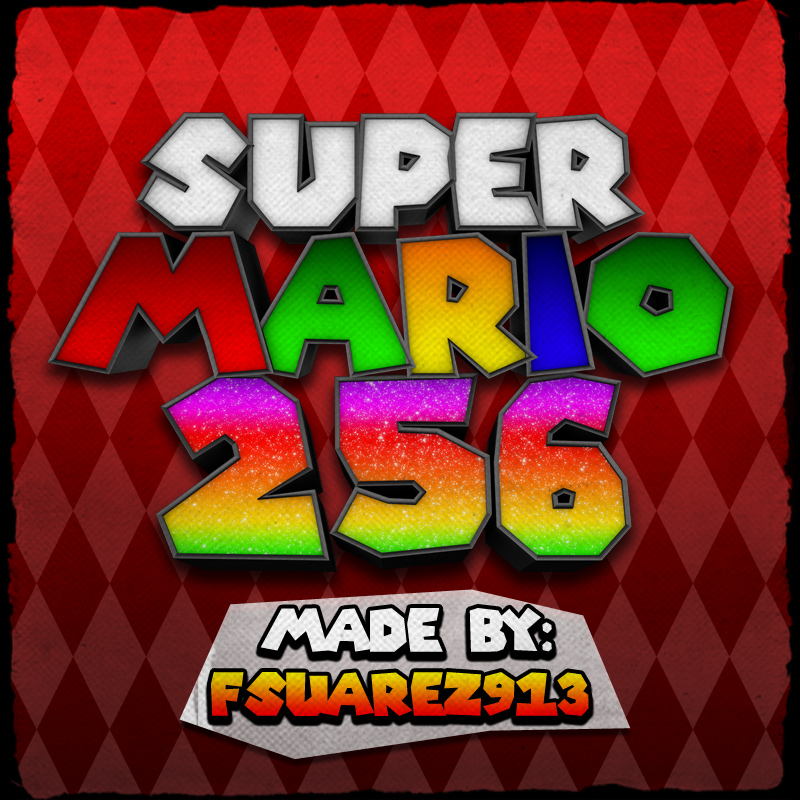 Super Mario 256 font
