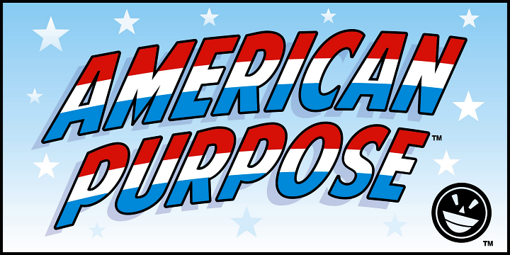 American Purpose font