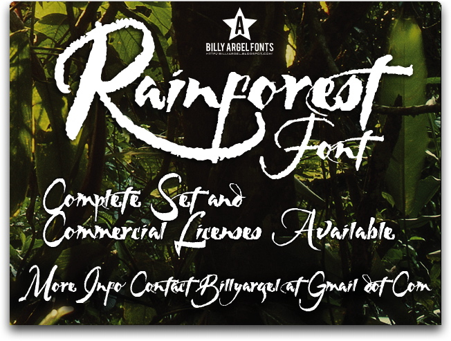 Rainforest font