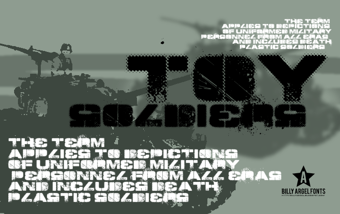 Toy Soldiers font