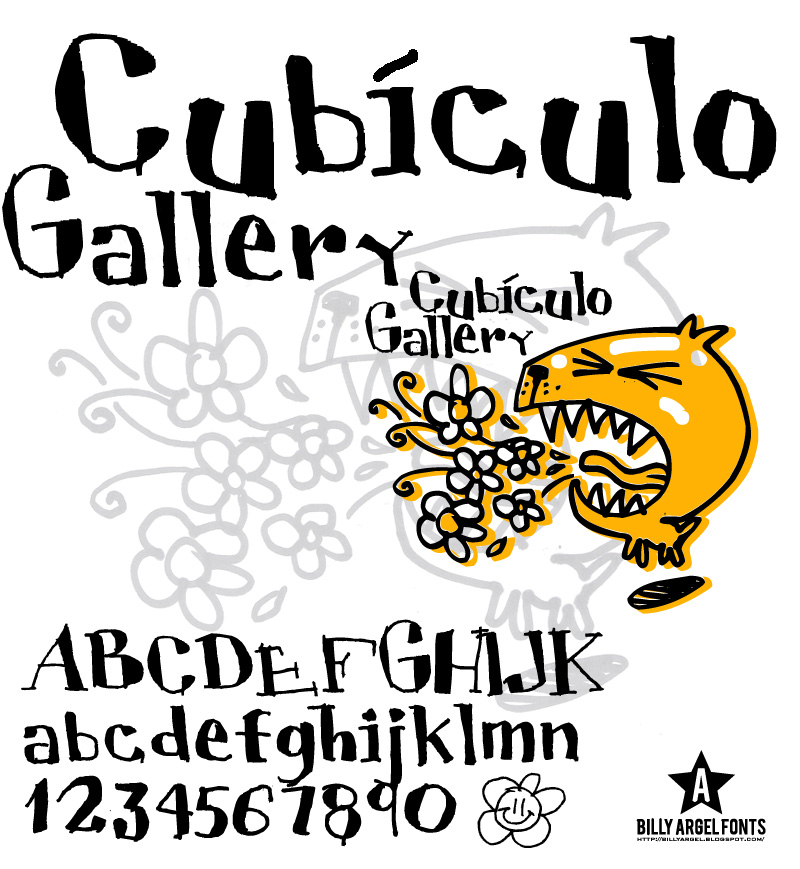 Cubiculo Gallery font
