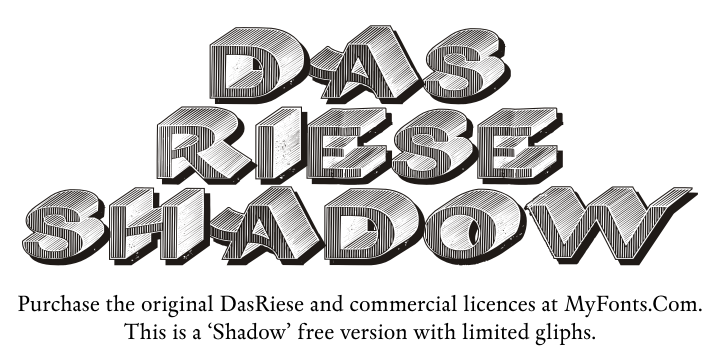 DASRIESE SHADOW font