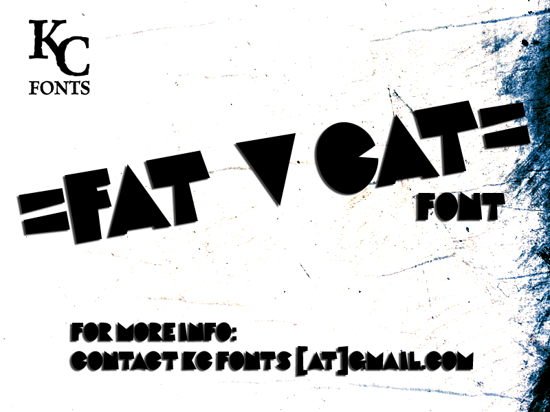 Fat Cat font