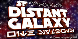 SF Distant Galaxy font