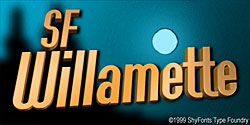 SF Willamette font