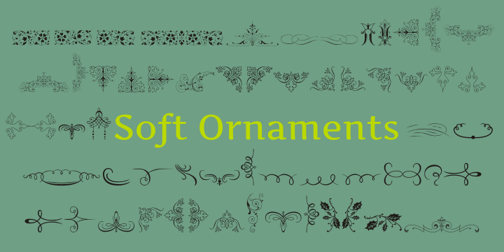 Soft Ornaments font