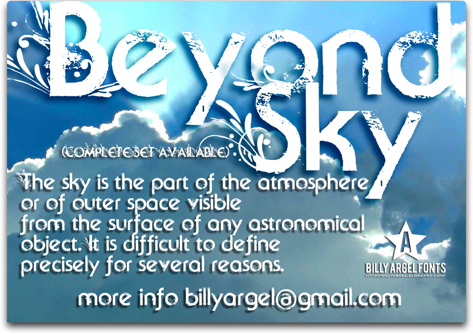 Beyond Sky font