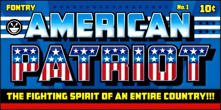 CFB1 American Patriot font