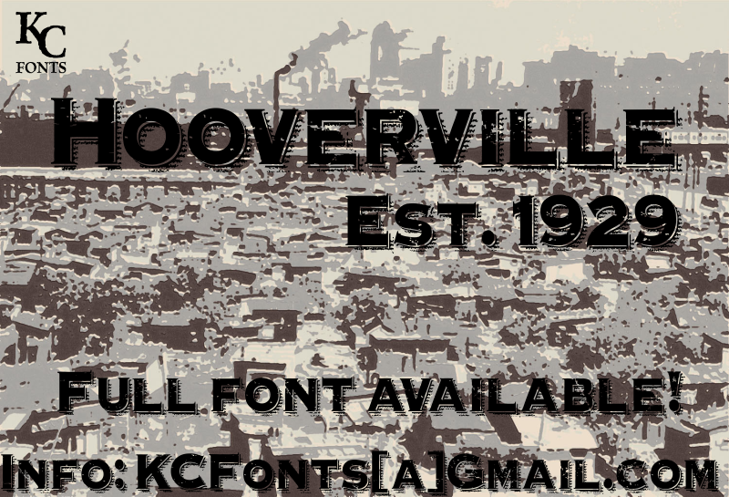 Hooverville font