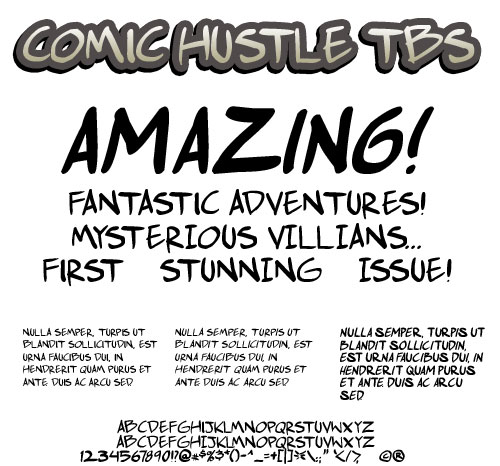 Comic Hustle font