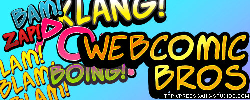 Webcomic Bros font