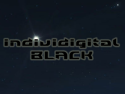 individigital black font