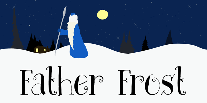 DK Father Frost font