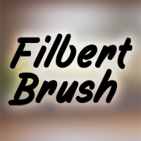 Filbert Brush font