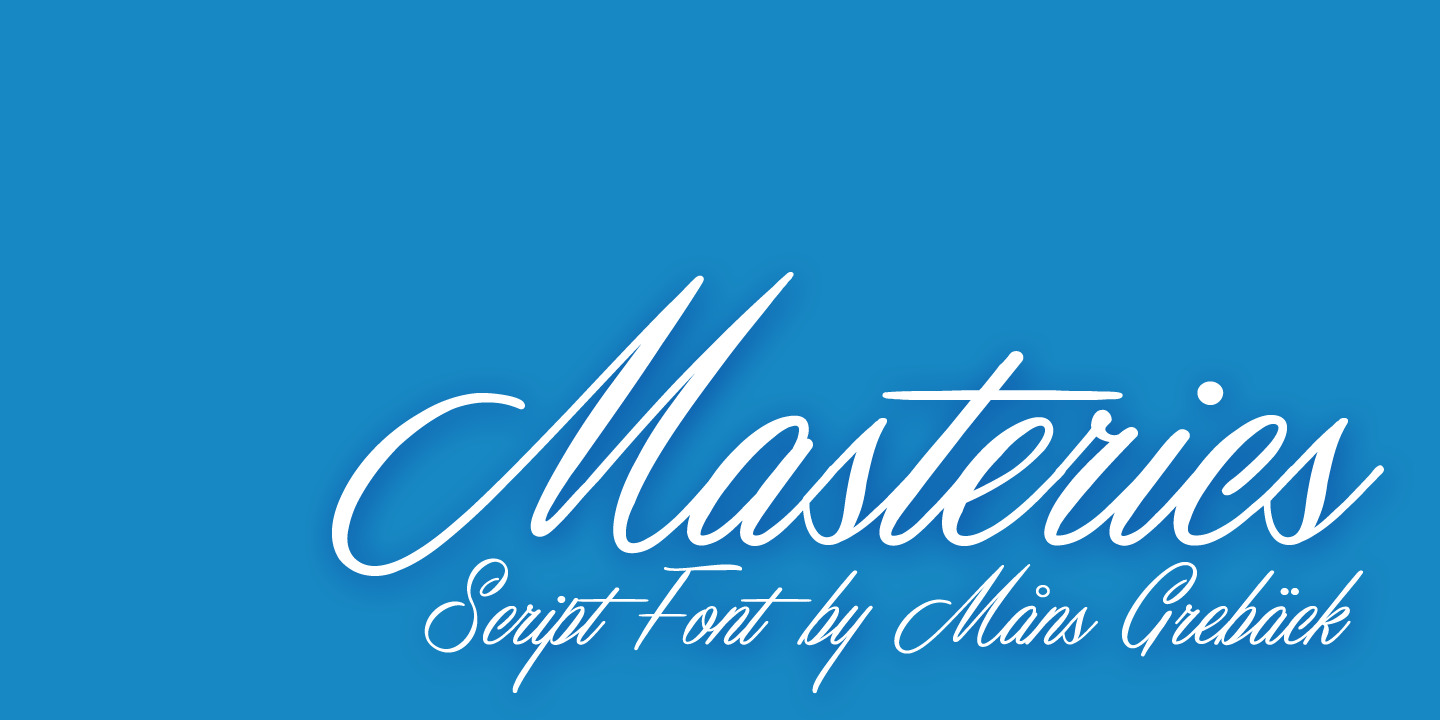 Masterics font
