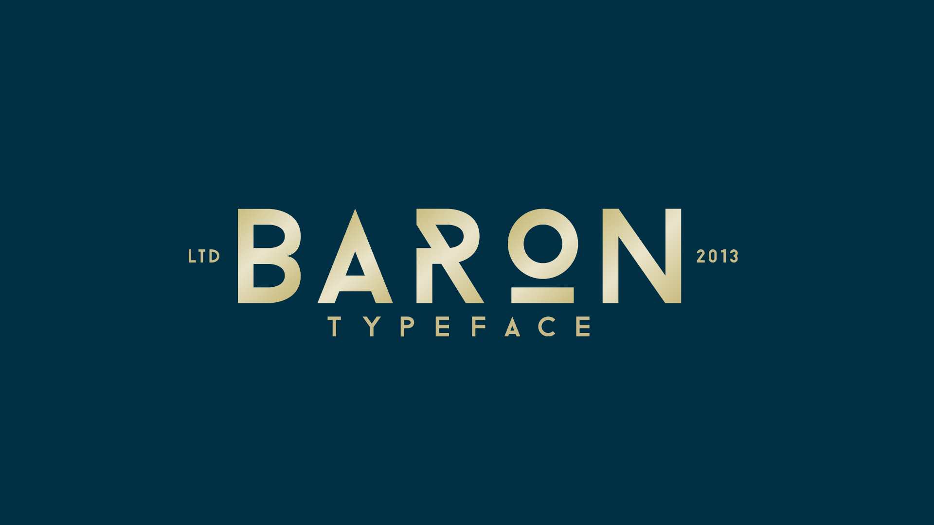 Baron font