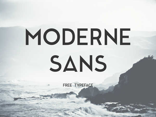 Modern Sans font