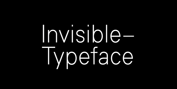 Invisible font