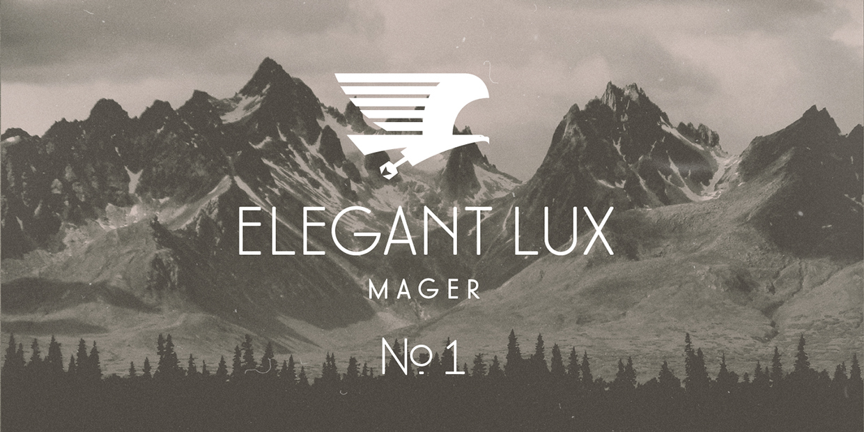 Elegant Lux Mager font