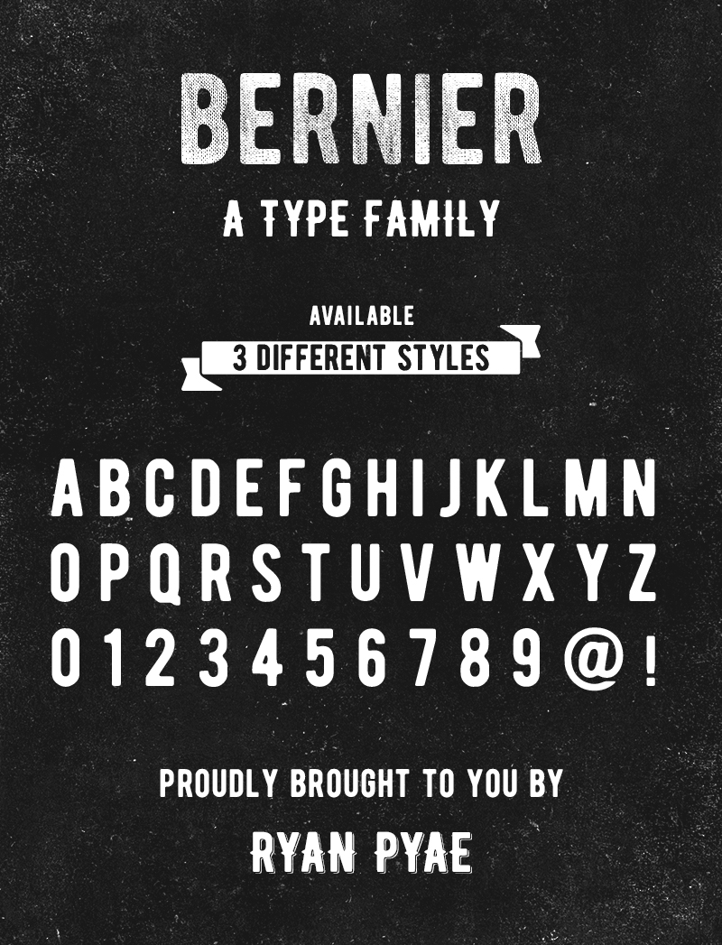 BERNIER font