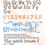 Doodly TrueType - Awesome doodle font