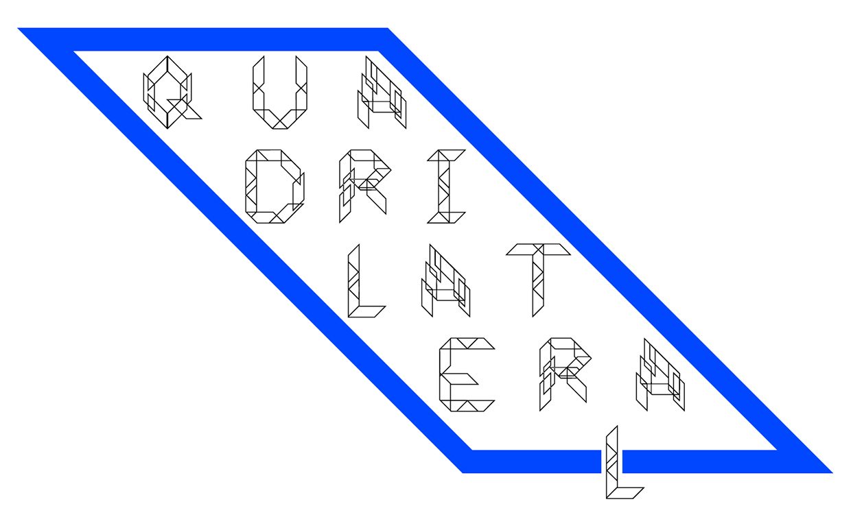 Quadrilateral font