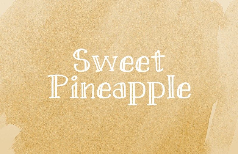 Sweet Pineapple font