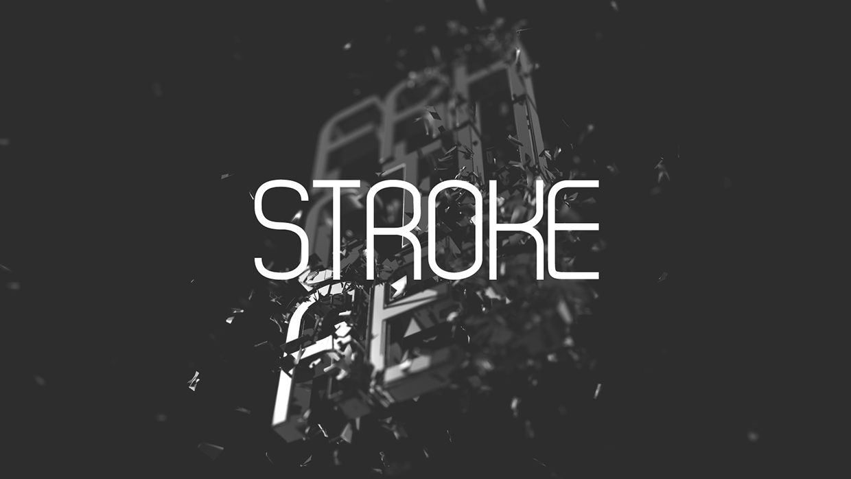 Stroke-Bold font