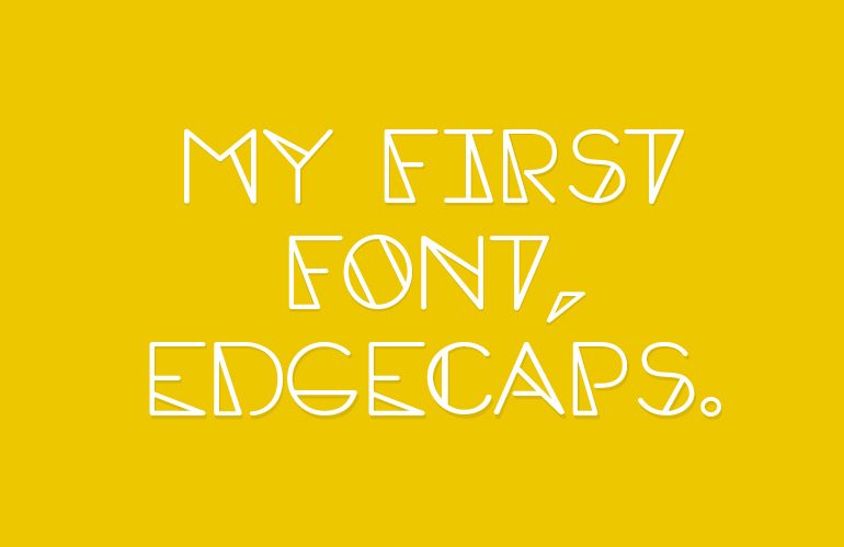 EdgeCaps-Regular font