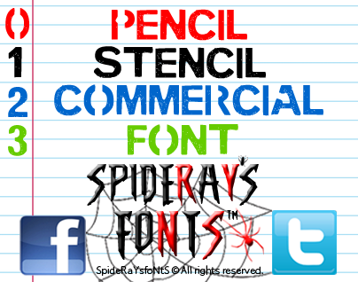 Pencil Stencil font
