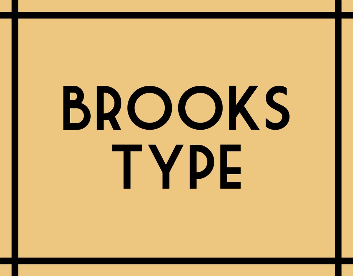 BrooksType-Regular font