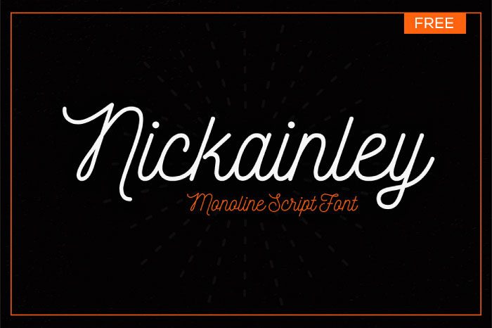Nickainley-Normal font