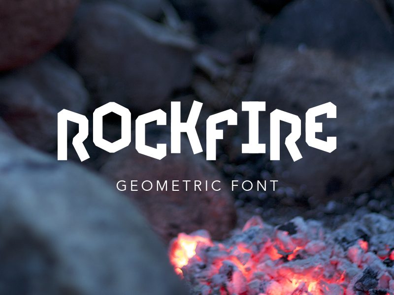 Rockfire font