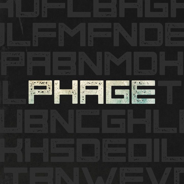 Phage Rough font