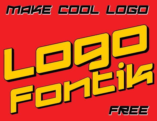 Logofontik Extruded 4F font