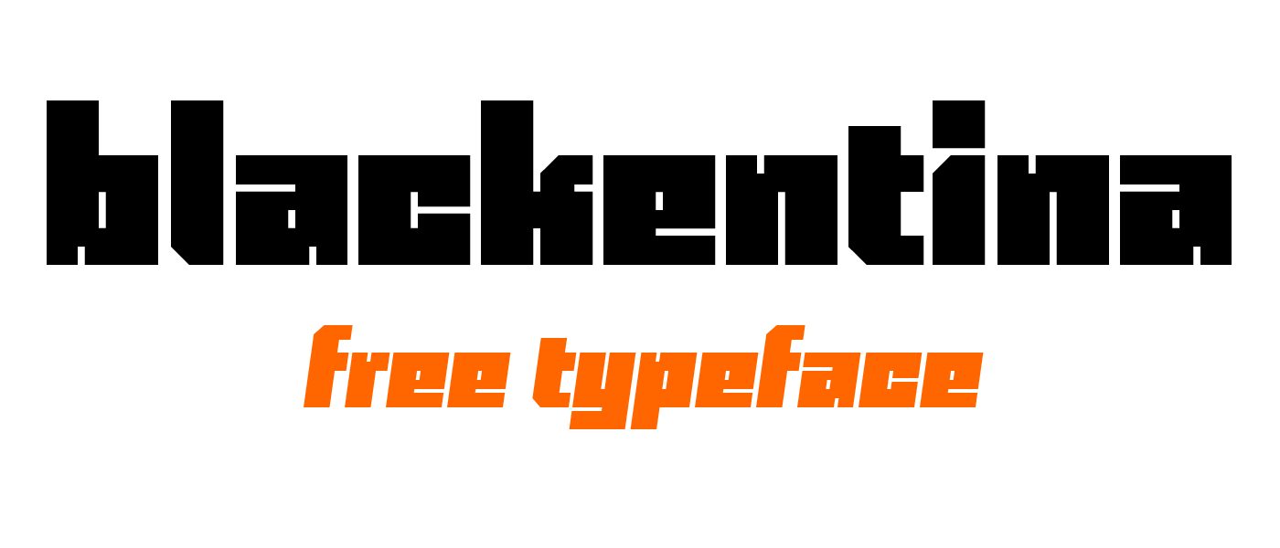 Blackentina4F-Italic font