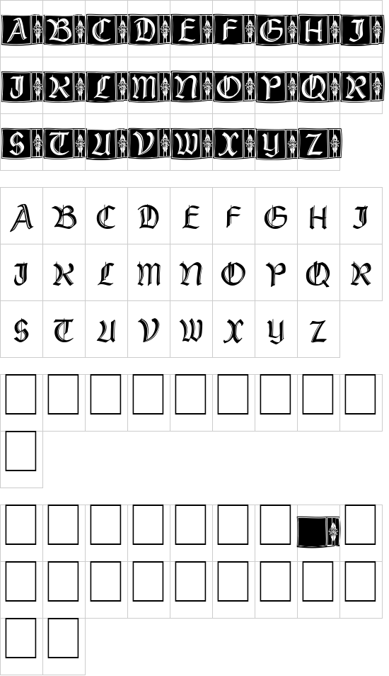 Rustick Capitals font