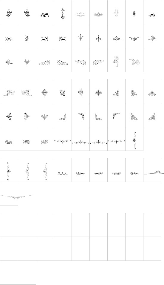 Soft Ornaments Two font