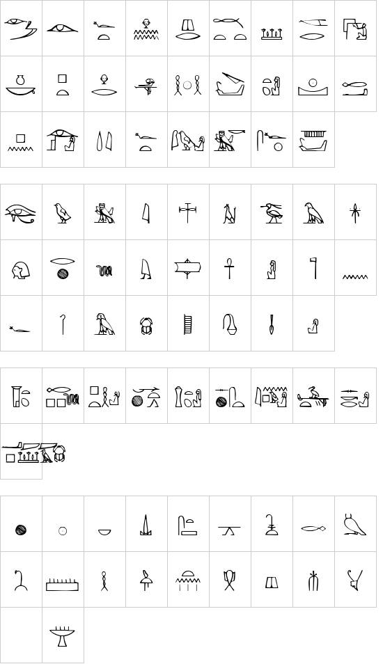 Yiroglyphics font