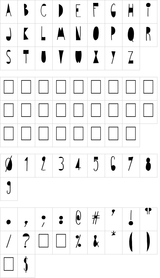 Avantgardiste 1934 font