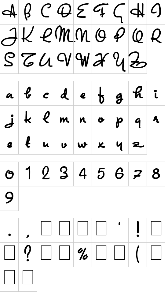 Dandy hat trick font