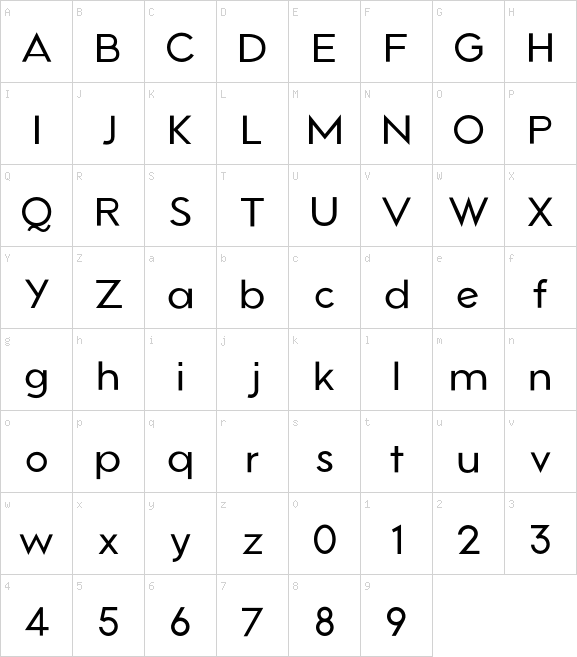 Atami Light font