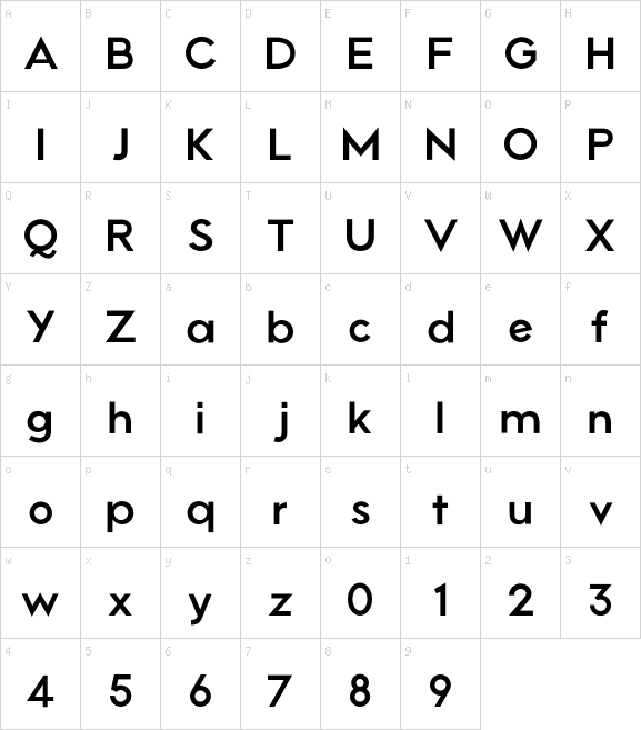 Atami Regular font