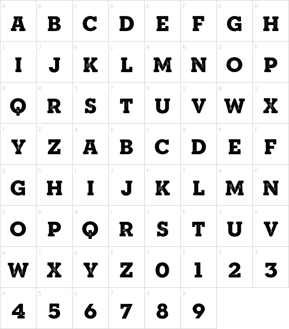 SonderSlab BlackRough font