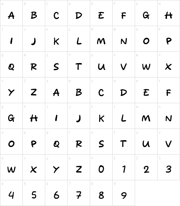 Being Boring font