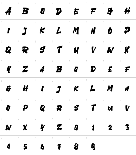 Bigdex font