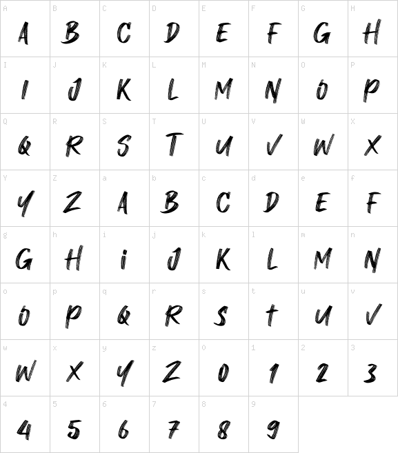 Binjay font