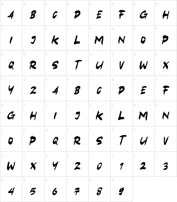Black Hold font
