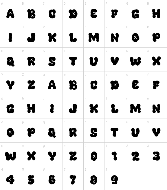 Bloopoly font