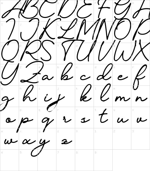 CandeliaRegular Wyylv font